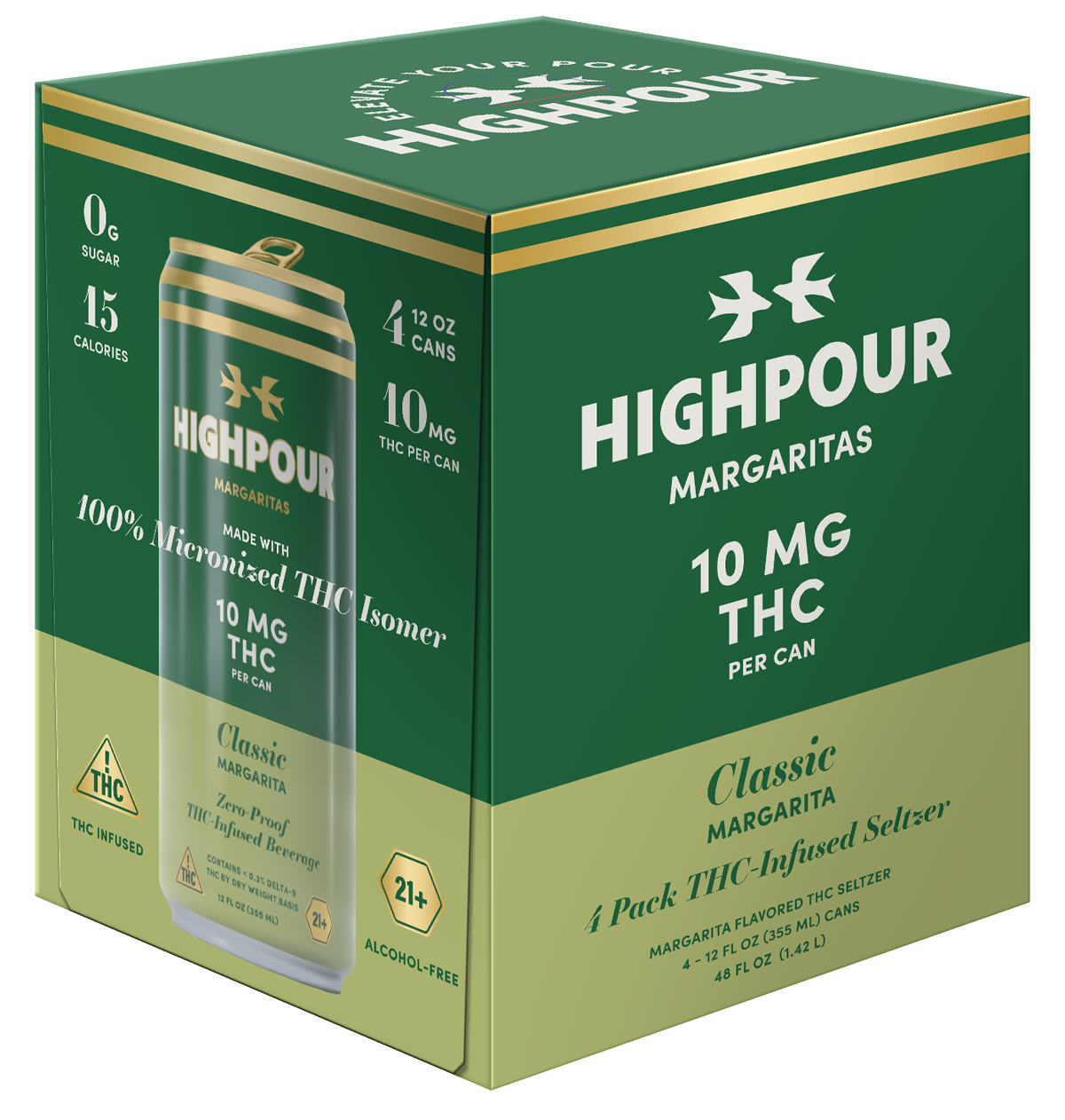 Highpour Margaritas (10mg THC)