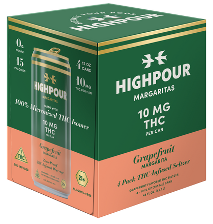 Highpour Grapefruit Margarita (10mg THC)