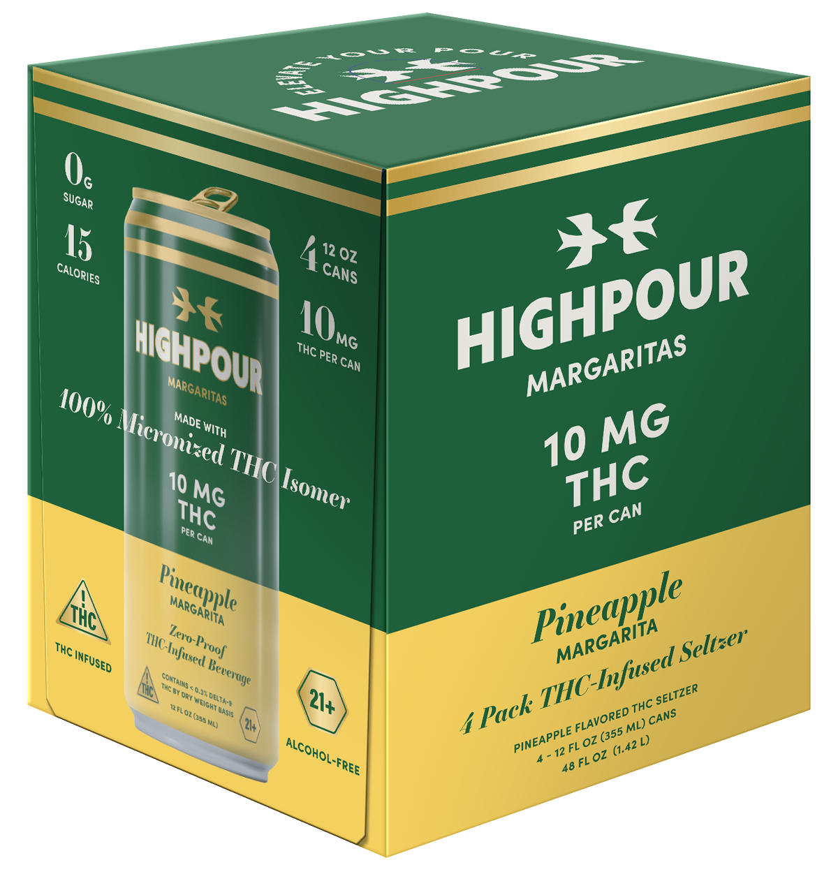 Highpour Pineapple Margarita (10mg THC)