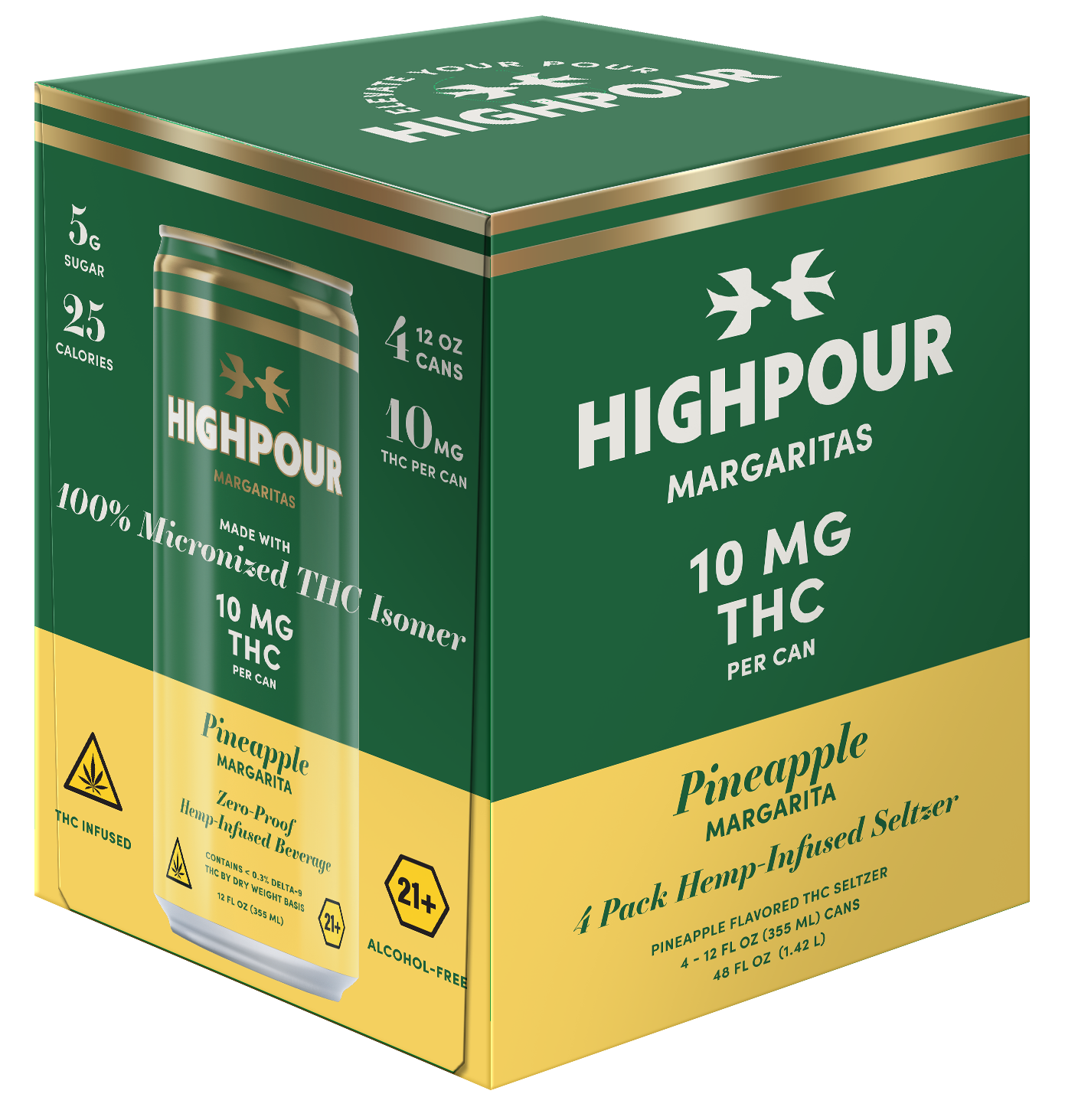 Highpour Pineapple Margarita (10mg THC)