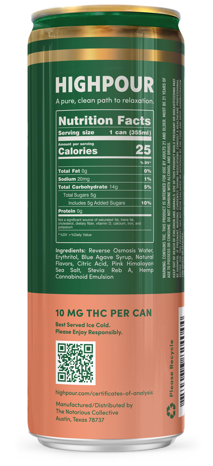 Highpour Grapefruit Margarita (10mg THC)