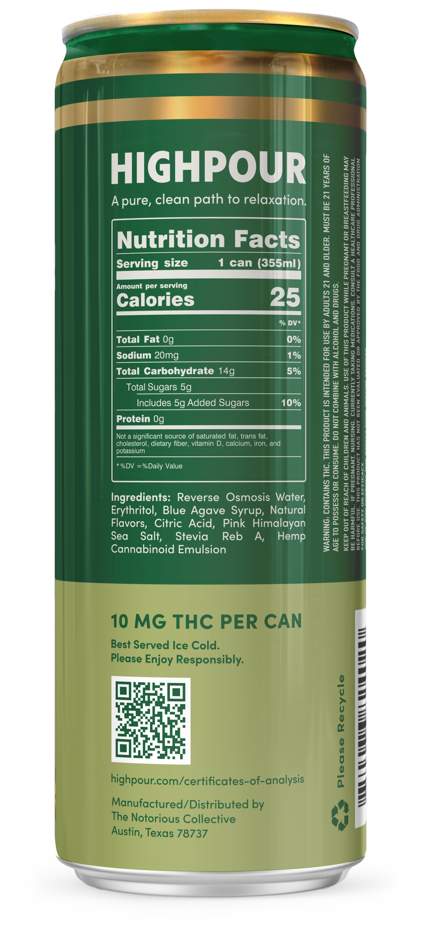 Highpour Classic Margarita (10mg THC)