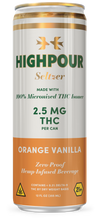 Highpour Orange Vanilla Seltzer (2.5mg THC)