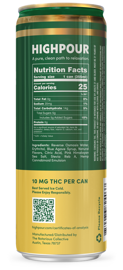 Highpour Pineapple Margarita (10mg THC)